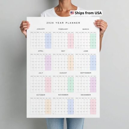2026 Positive Quotes Wall Calendar