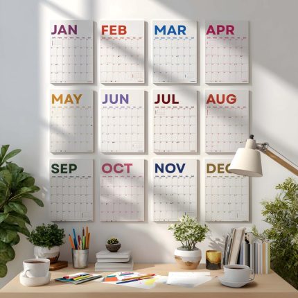 Madivoid Cute Animal Wall Calendar 2026