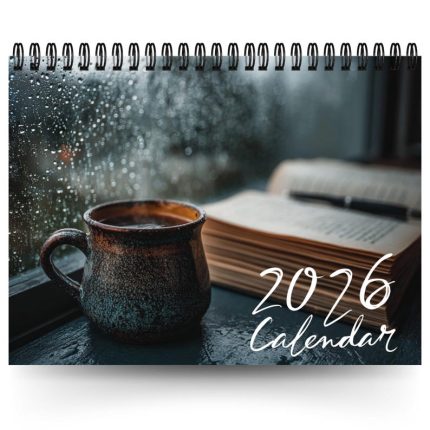 2026 Cozy Floral Calendar With Pen
