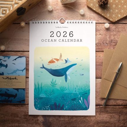 2026 Shops & Markets Wall Calendar