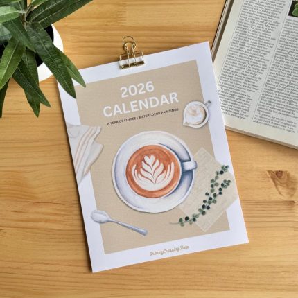 2026 Colorful Printable Desk Calendar