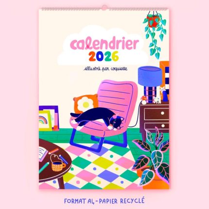 I Like Cats A5 Calendar 2026